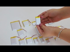 Baterai Litium Polimer 2mm Ultra Tipis 27mAh 3.7V Cell LiPo Baterai